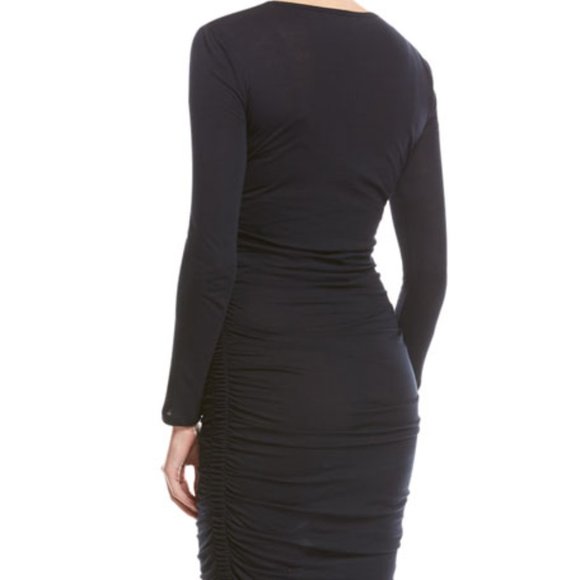 Theory Ruched Mini Dress - Picture 2 of 2